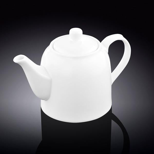 White Tea Pot 17 Oz  500 Ml In Colour Box by Wilmax Porcelain – Leaves of  Leisure