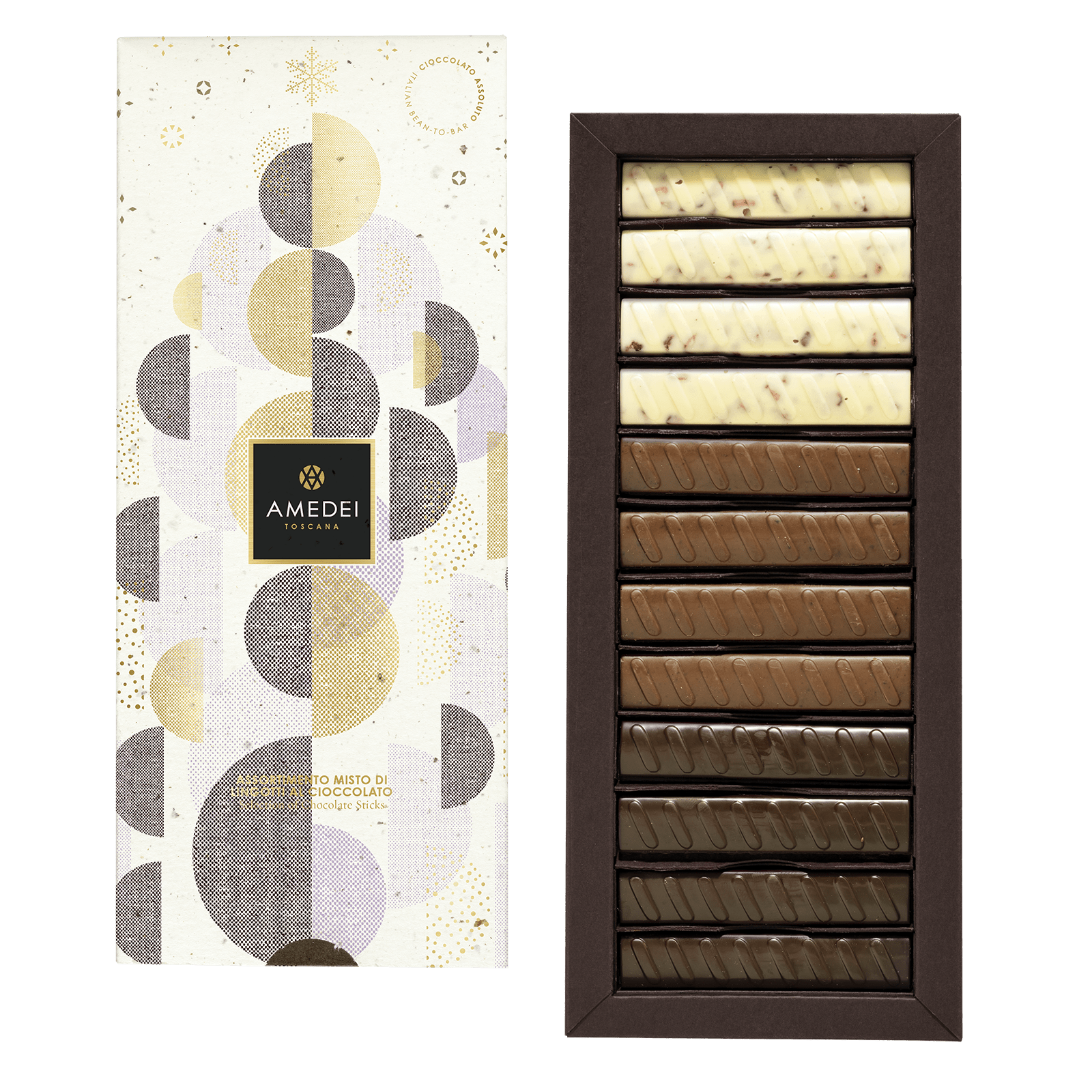 Amedei Armonia Chocolate Gift Box (12 pcs) Leaves of Leisure
