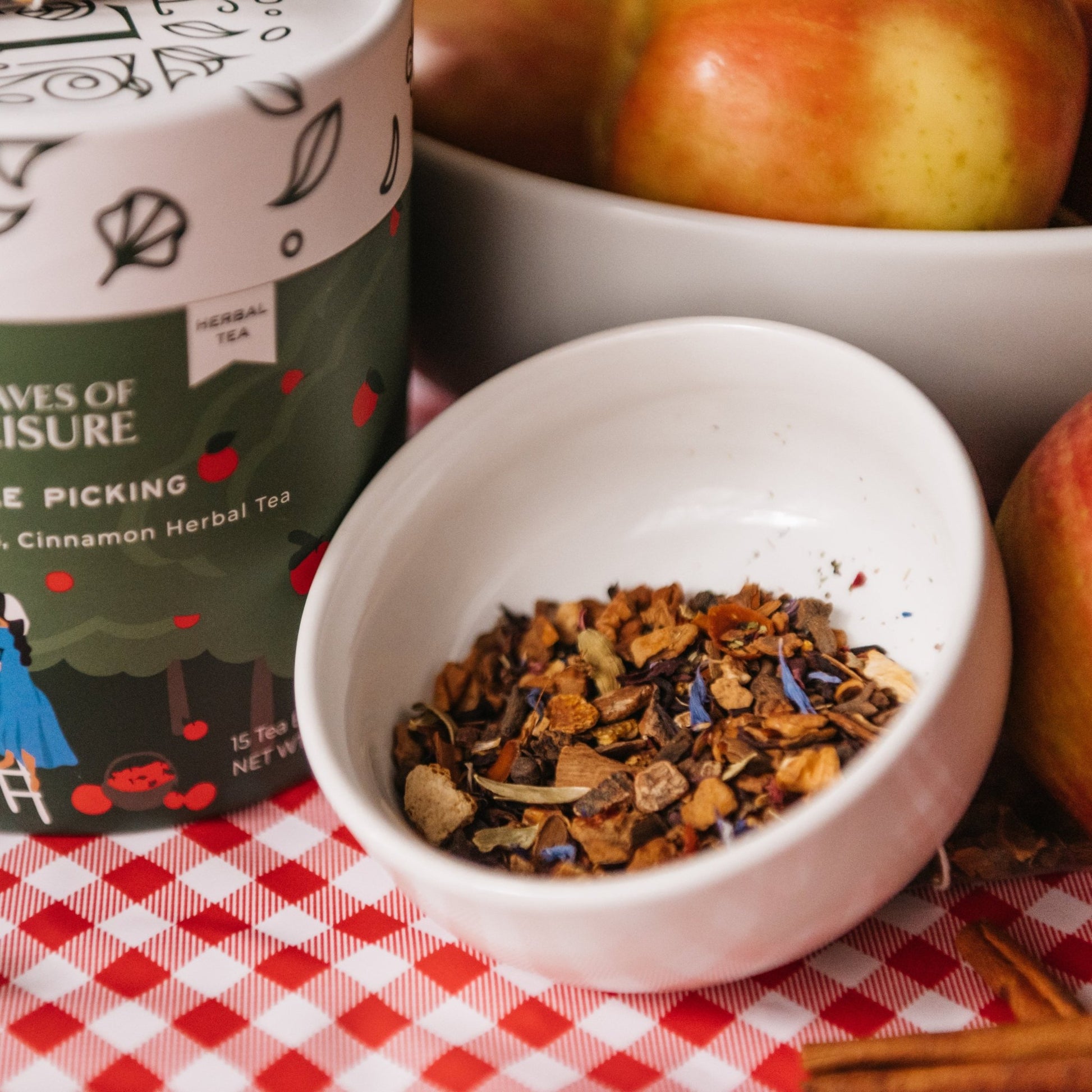 Apple Picking Herbal Tea Leaves of Leisure