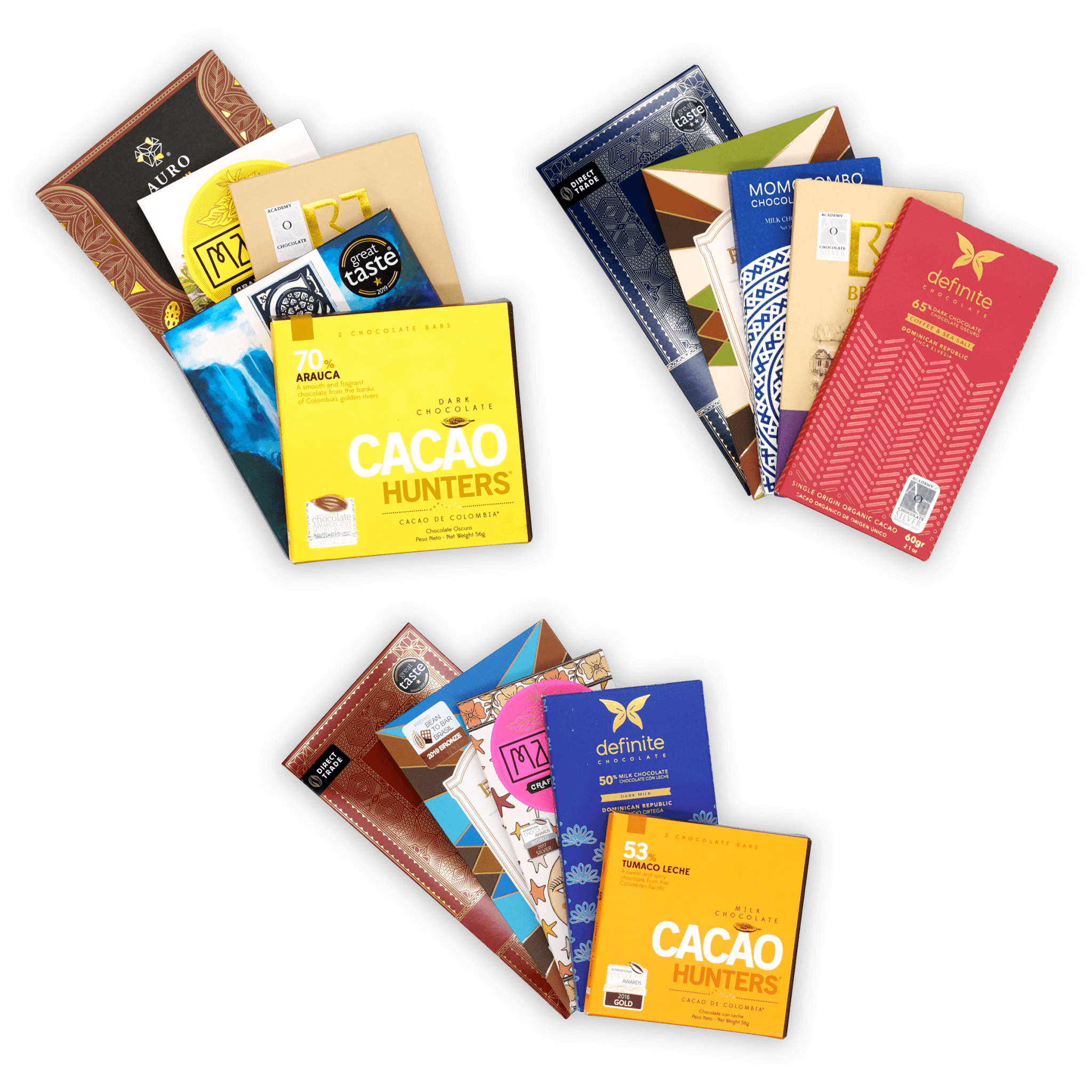 (Made at) Single Origin Chocolate Bundle (5 Bars) Leaves of Leisure