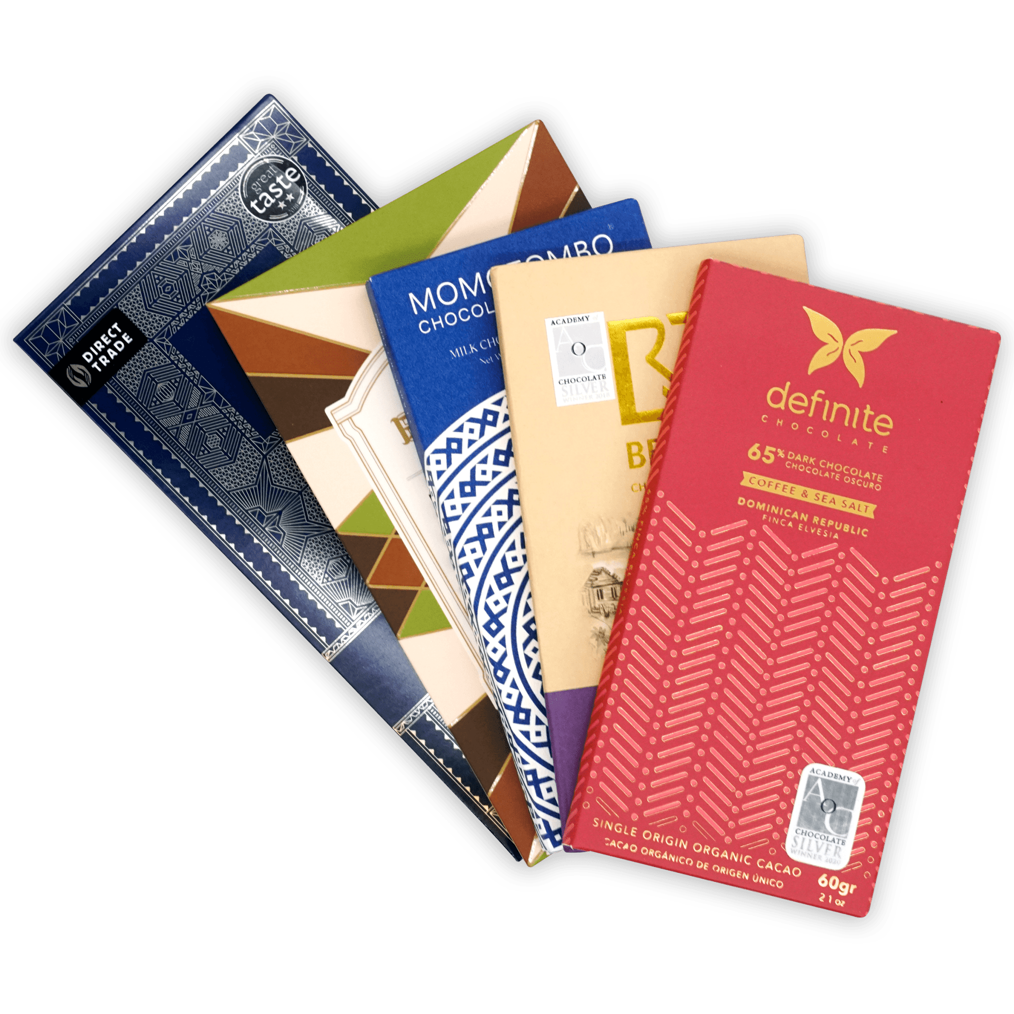 (Made at) Single Origin Chocolate Bundle (5 Bars) Leaves of Leisure