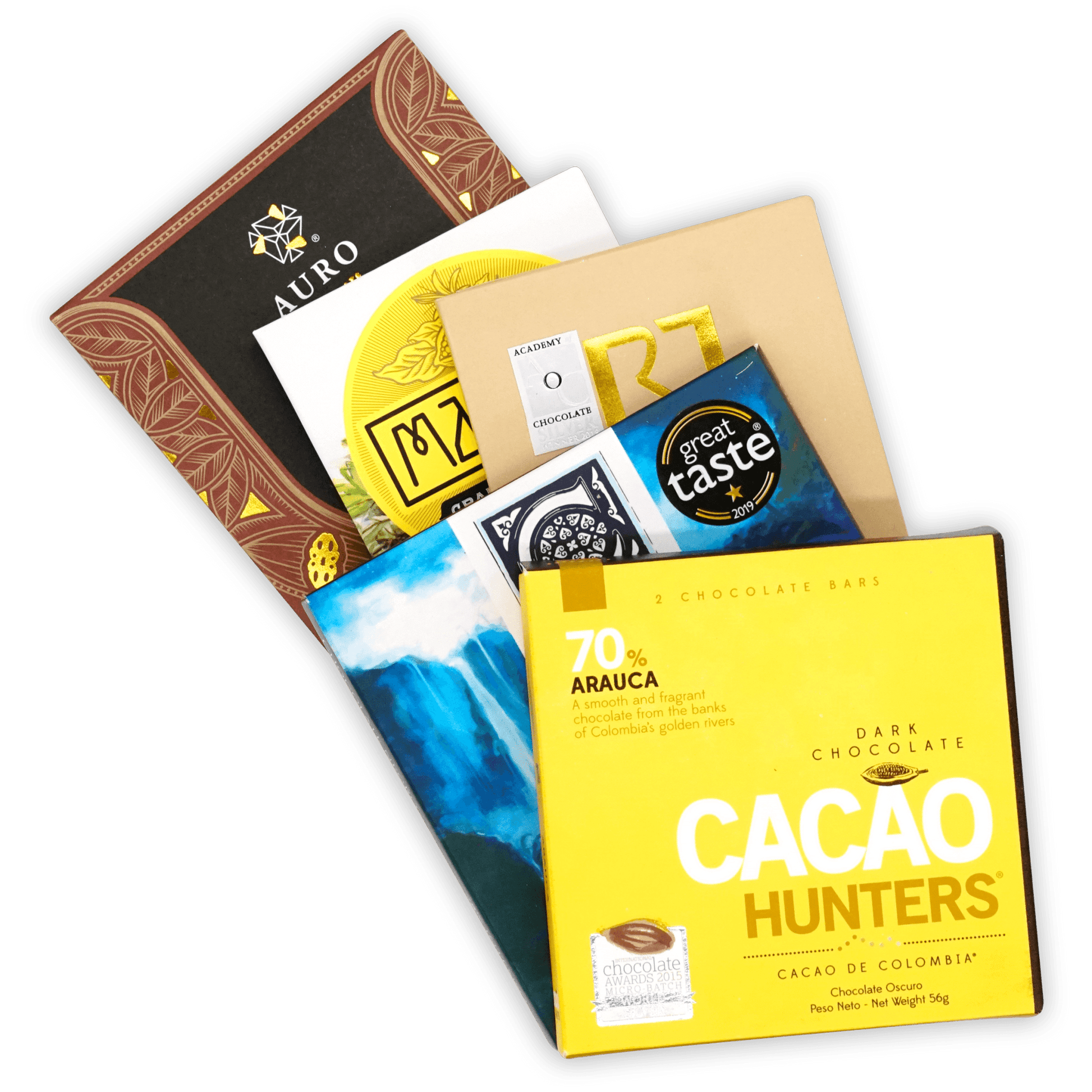 (Made at) Single Origin Chocolate Bundle (5 Bars) Leaves of Leisure