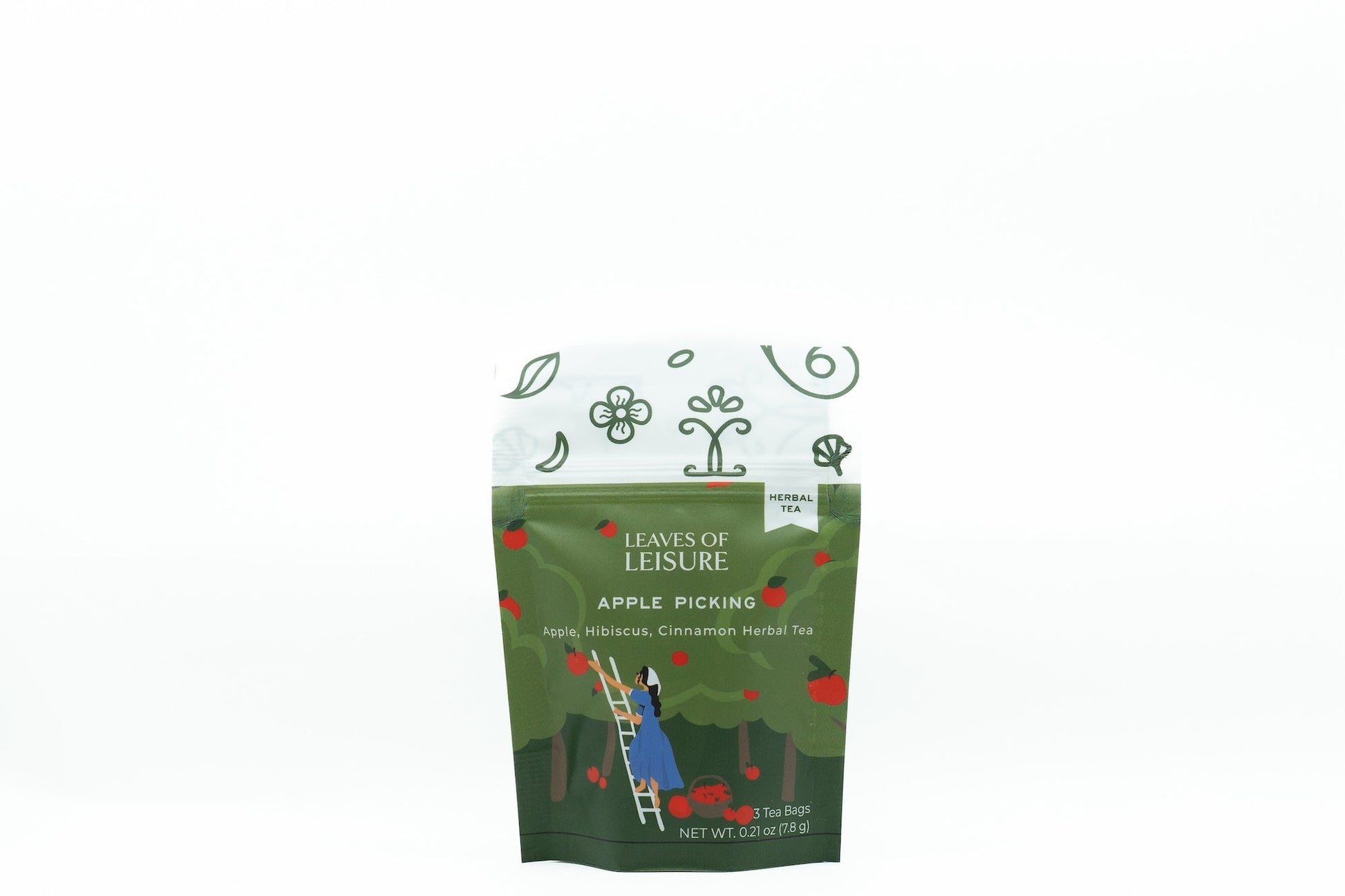 Mini pack of 3 plastic-free herbal tea bags