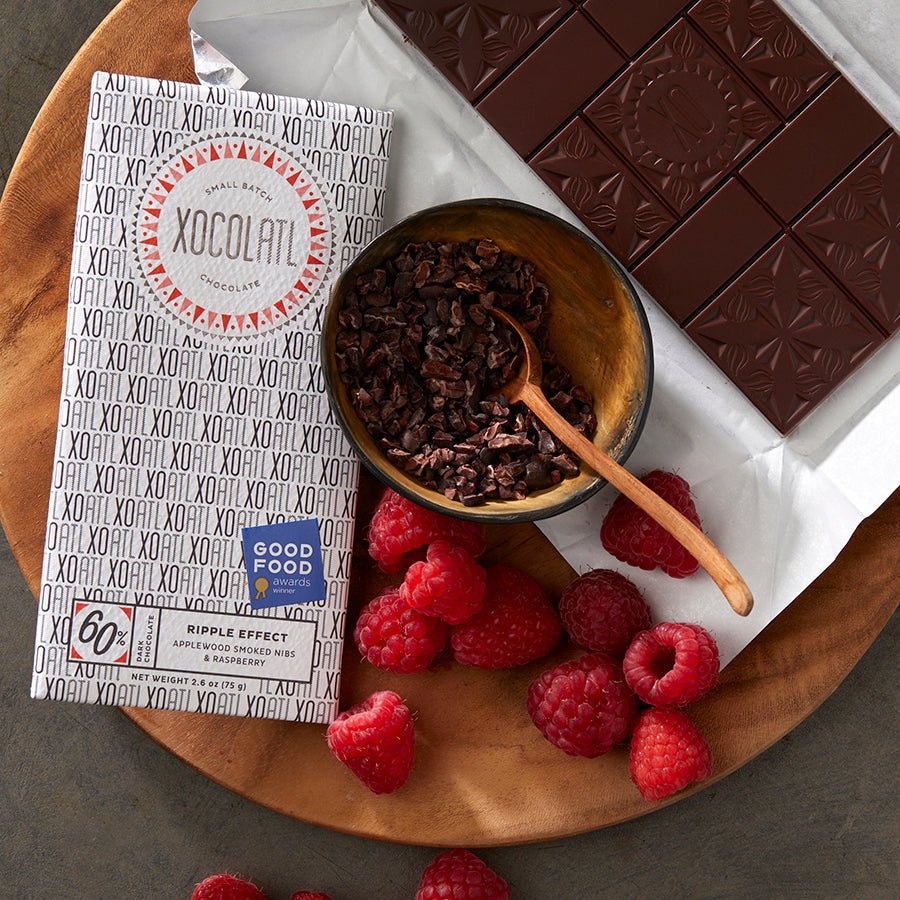 Ripple Effect Sweet & Smoky Dark Chocolate Bar Leaves of Leisure