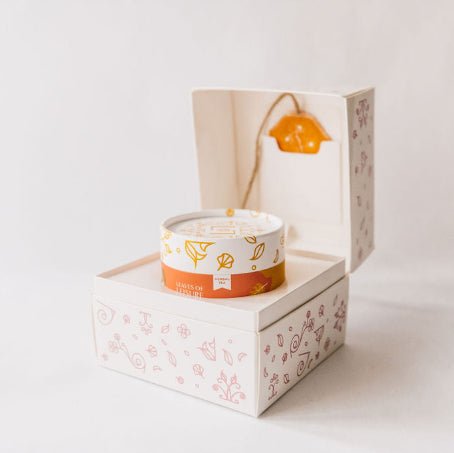 Tea & Bookmark Gift Set Leaves of Leisure