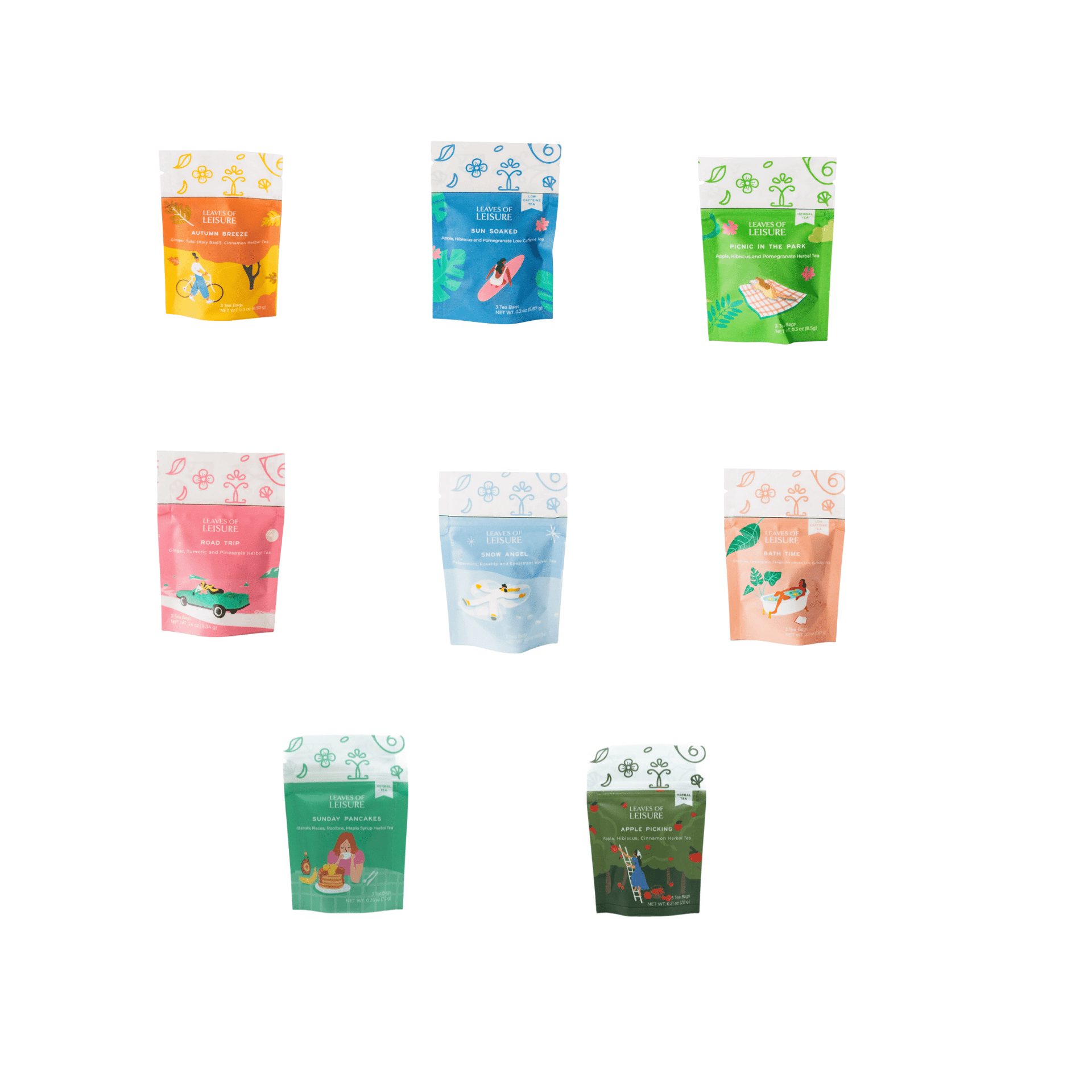 Full Experience Complete Herbal Tea Sampler — All 8 Mini Packs