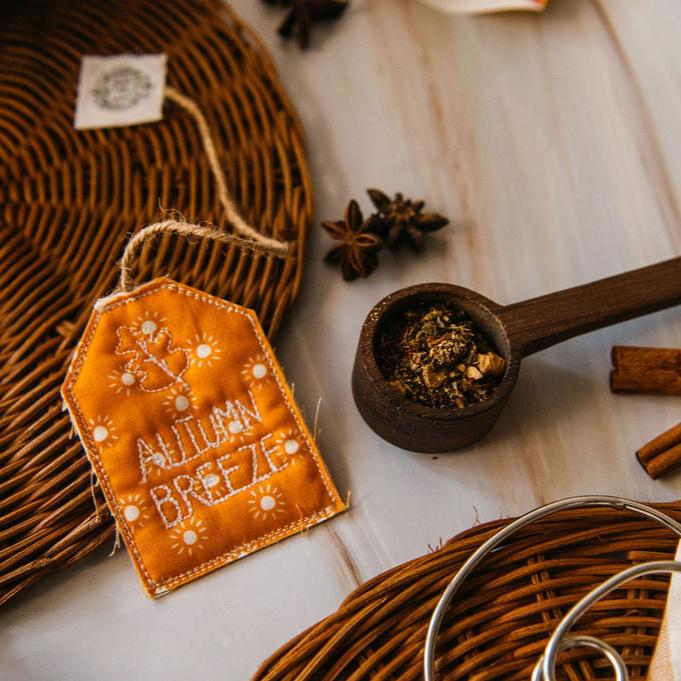 Upcycled Handmade Bookmark Leaves of Leisure