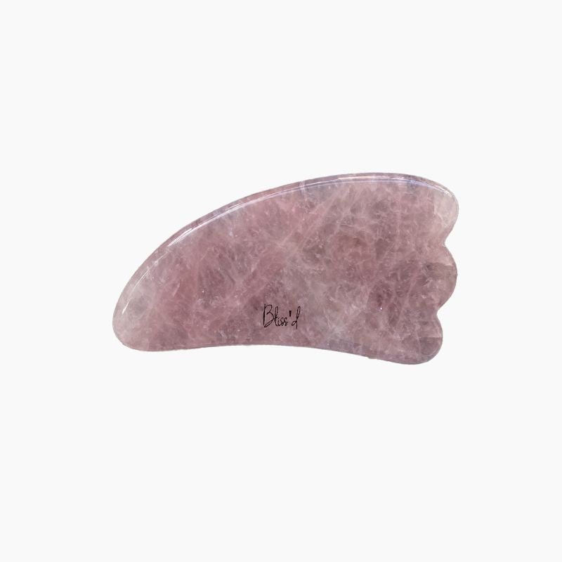 Mind + Body Self-Care Bundle: Time to Reflect Journal & Rose Quartz Gua Sha by Bliss'd Co Leaves of Leisure