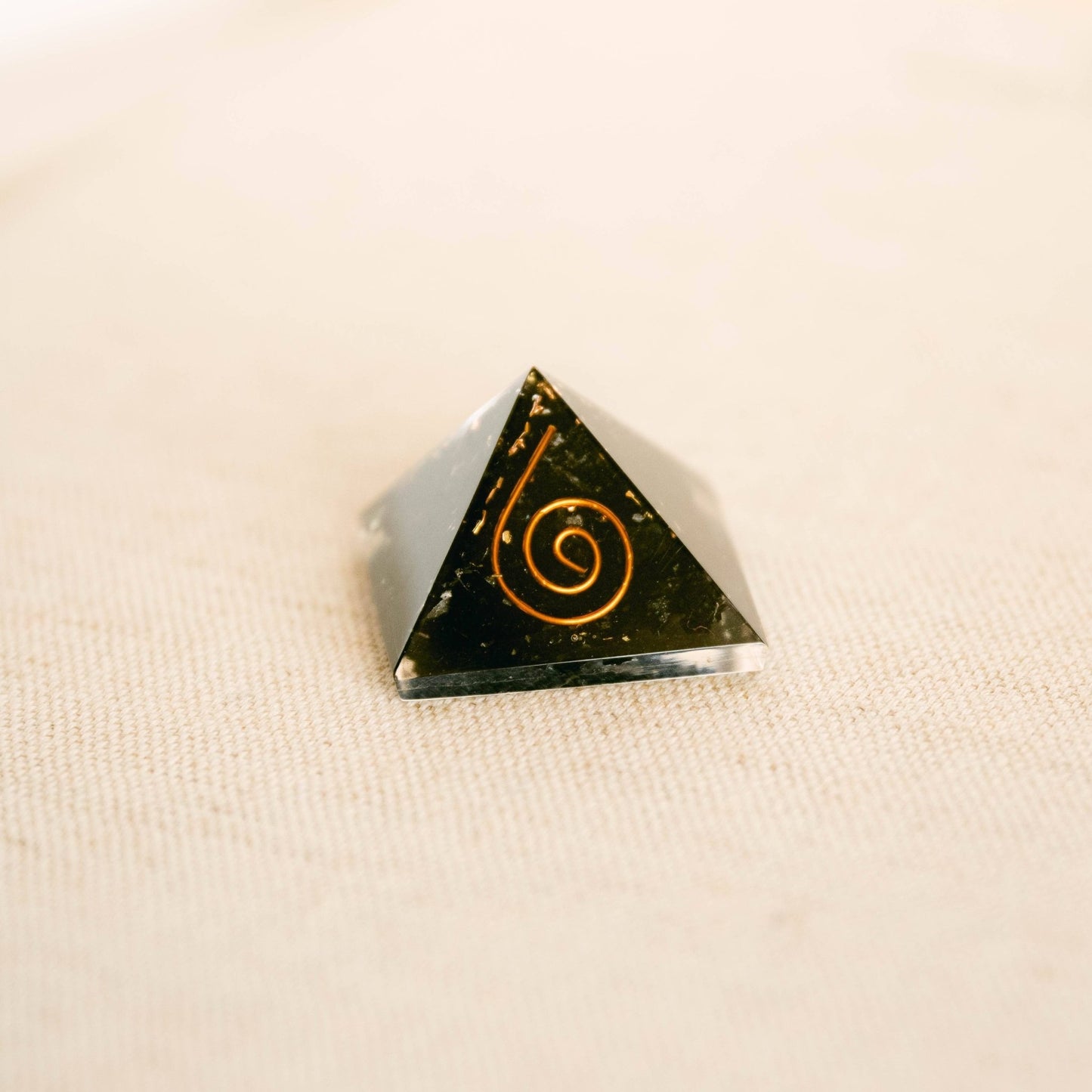 Mini Gemstone Orgone Pyramid by Tiny Rituals Leaves of Leisure