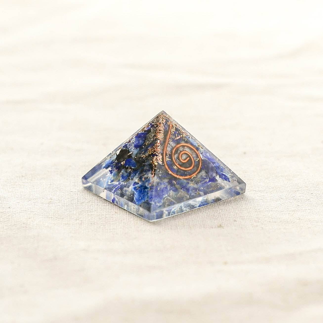 Mini Gemstone Orgone Pyramid by Tiny Rituals Leaves of Leisure