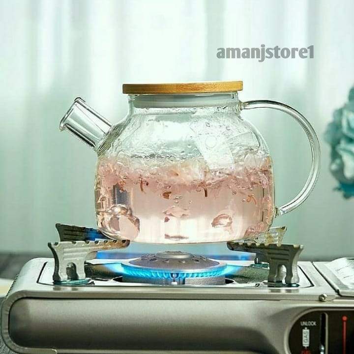 Thermo Glass Tea Pot 32 Fl Oz  High temperature and shock
